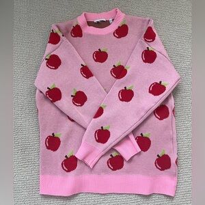 Pink apple sweater